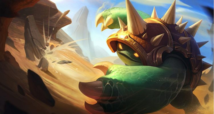 Rammus là tướng đi rừng dễ chơi với bộ skill đơn giản 