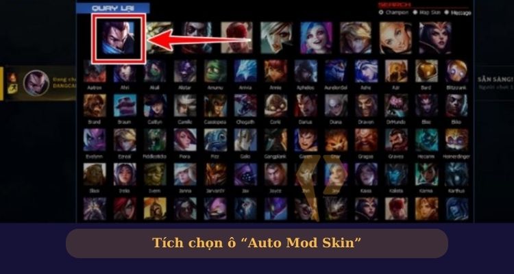 lỗi không mod được skin lol